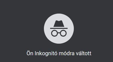 Chrome, inkogito mód