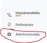 Google Analytics hozzáférés megadása