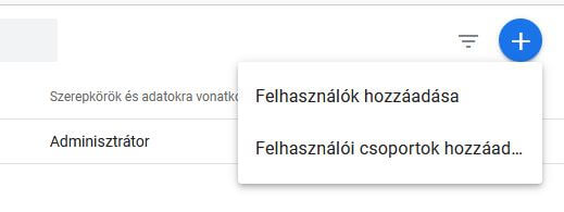 Google Analytics hozzáférés megadása