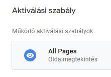 Google Címkekezelő, all pages