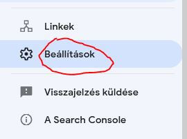 Search Console új felhasználó hozzáadása