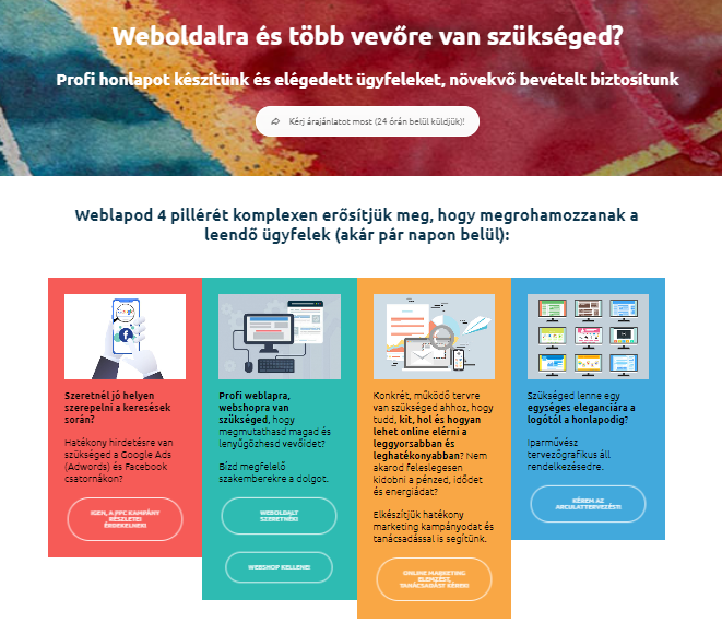 weblapfejlesztés, webdesign