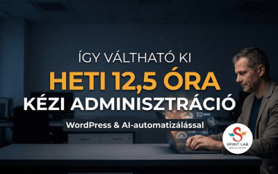 Így váltható ki heti 12,5 óra kézi adminisztráció WordPress és AI-automatizálással
